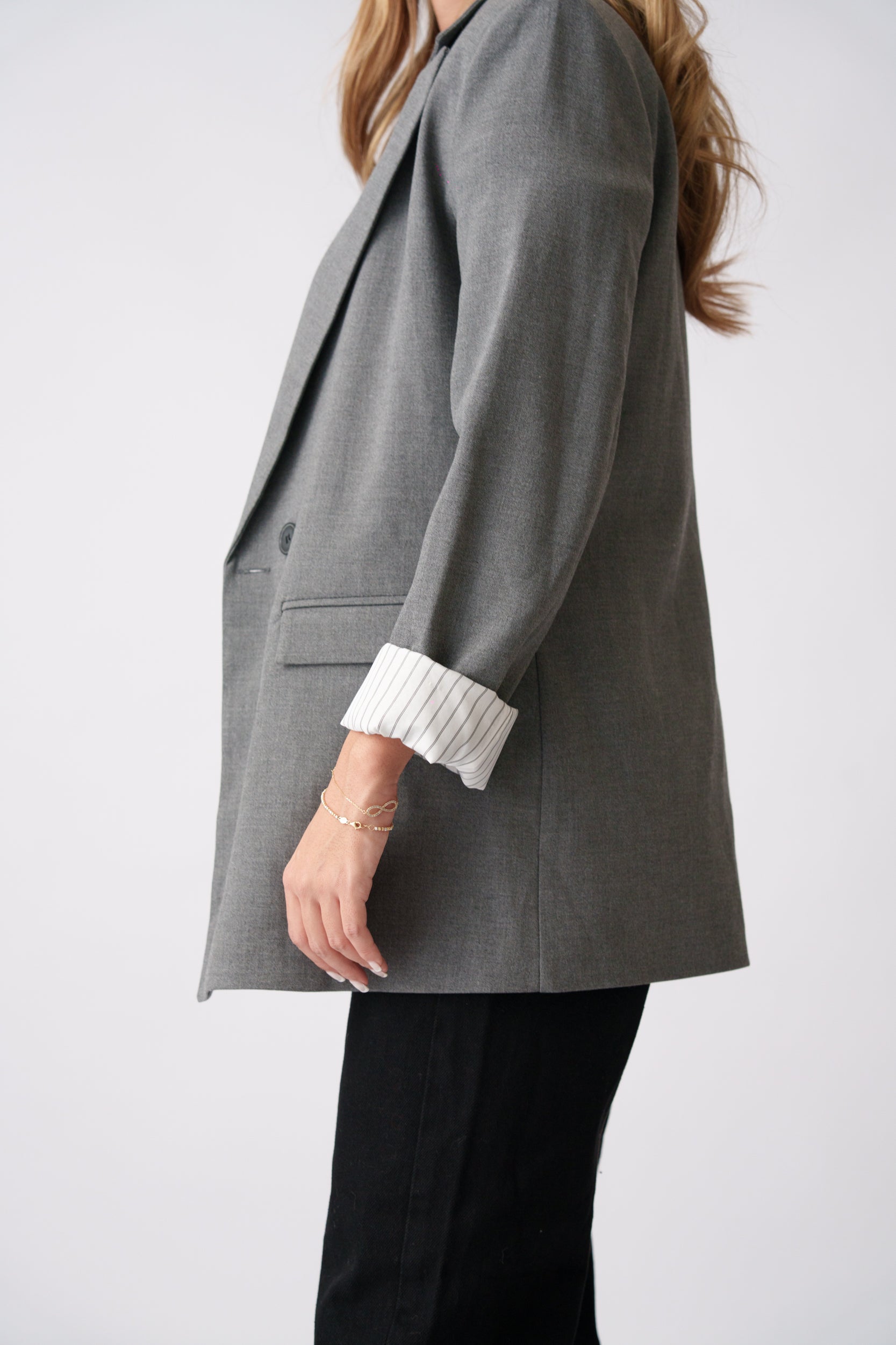 Tailored Blazer –  Grey