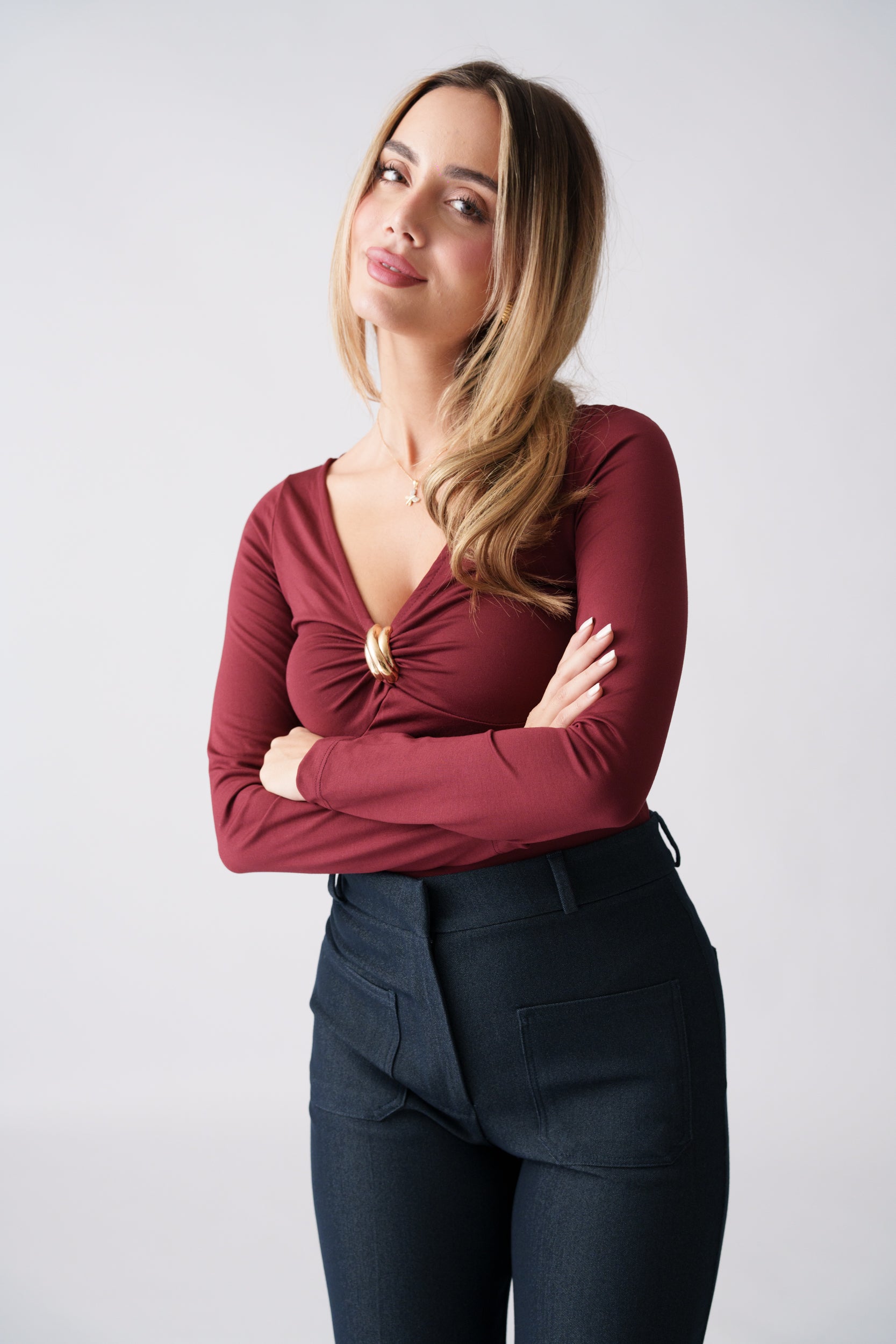 High Waist Pants –  Navy