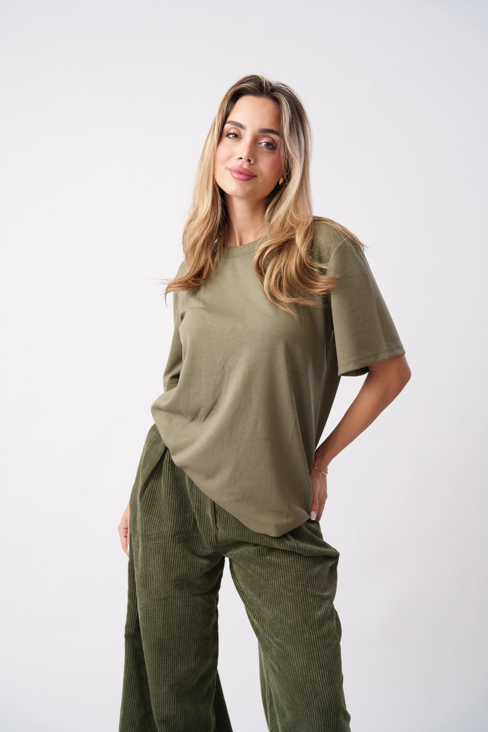 Corduroy 3-Piece Set –  Olive