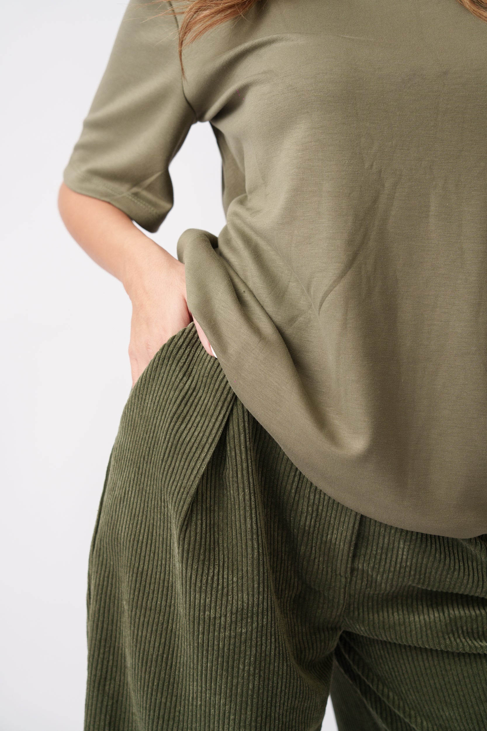 Corduroy 3-Piece Set –  Olive