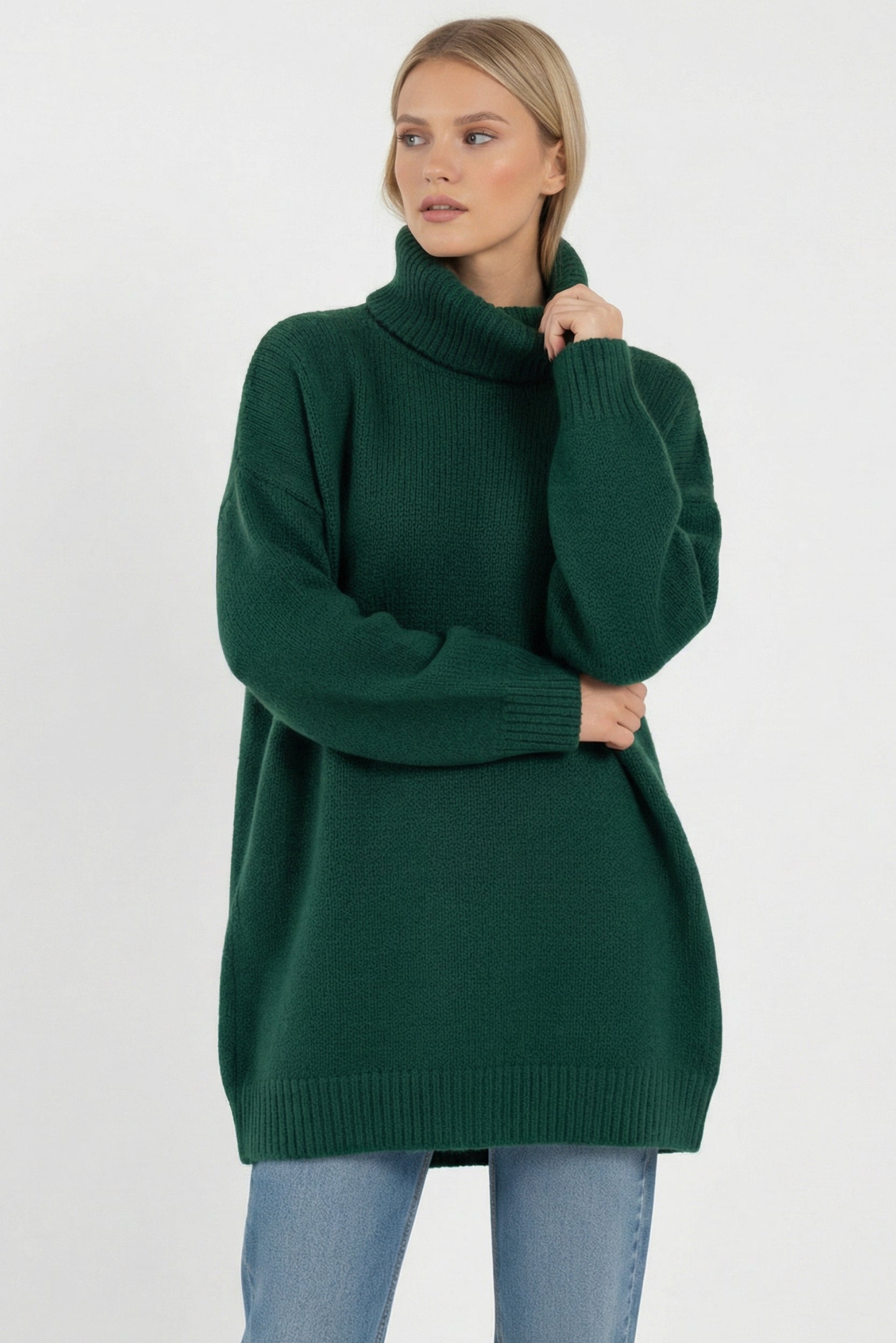 Soft Knit Turtleneck Top